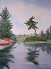 completed watercolour painting