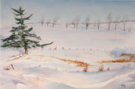 watercolour  Bathurst Sentinel