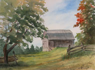 watercolour Disappearing Heritage