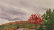 watercolour October Wind