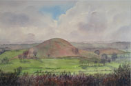 watercolour Out to the Channel