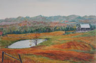 watercolour Bethany Hills