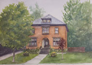 Old house in Tottenham, Ontario